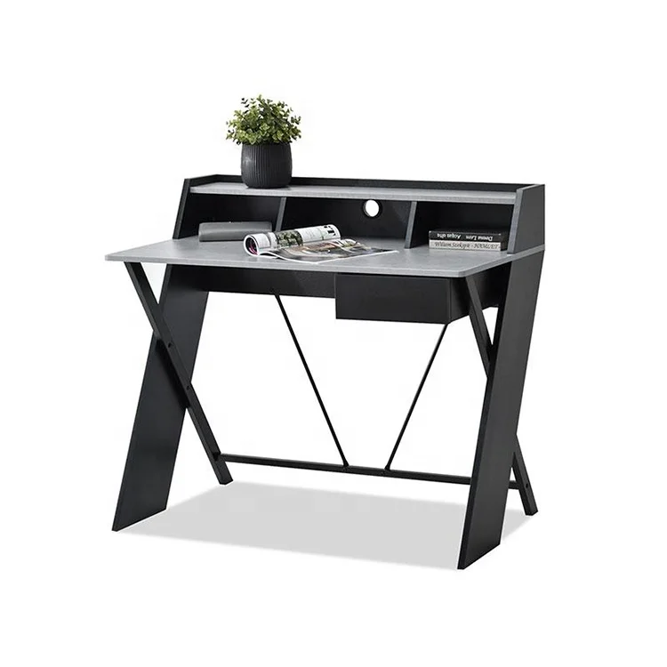 Modern Wood Home Office Computer Desk Shelf Computer Table Work Desk for Home Bedroom