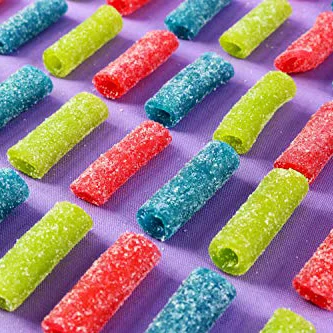 Новый продукт фрукты мягкие конфеты персонализированные ярлыки цвета насыпью Кислая пудра