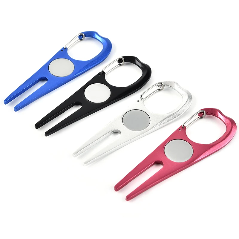 Portable Zinc Alloy Metal Golf Divot Tool 3D Design Sport Style for Men and Women Golf Ball Marker made of Iron
