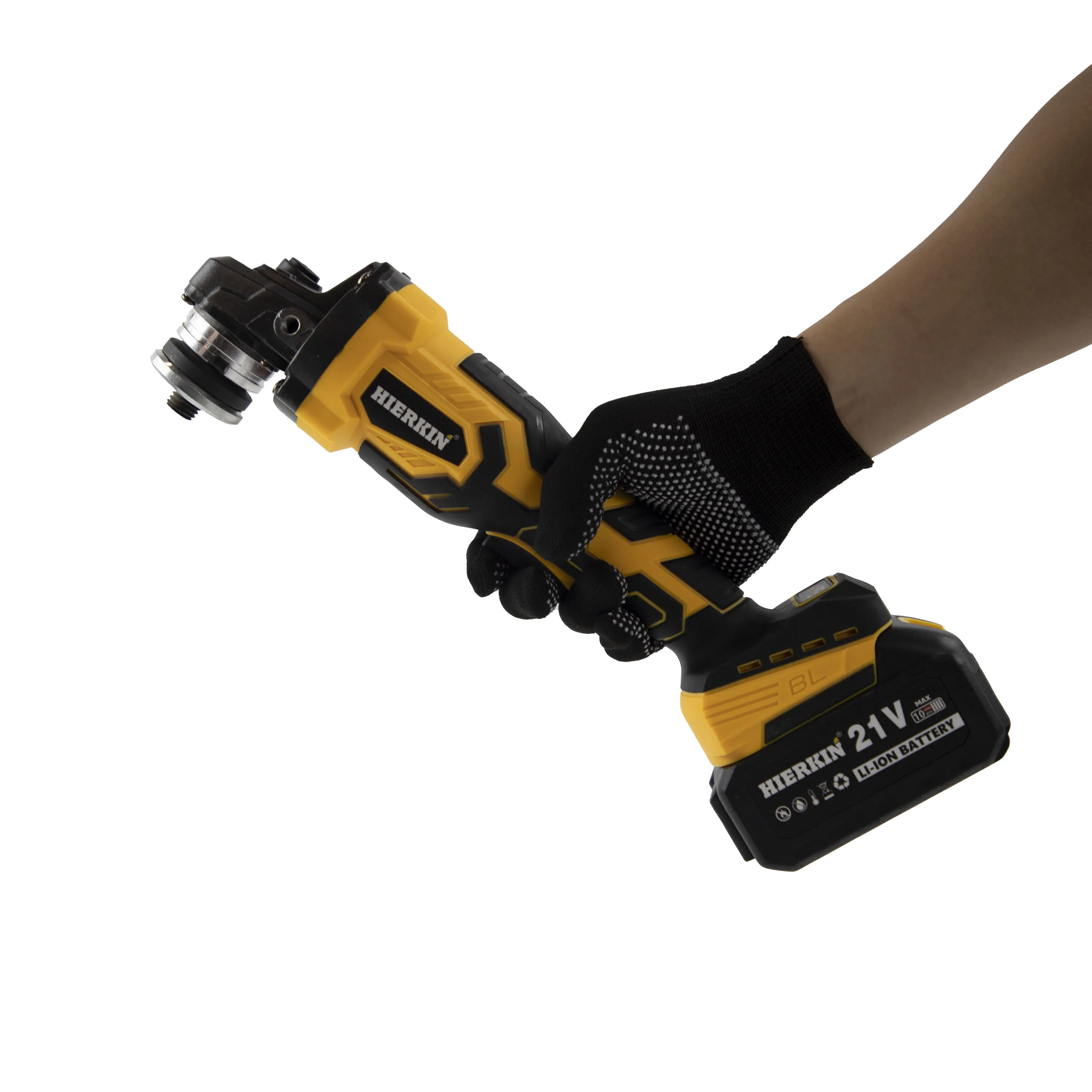 Herekin батарейный бесщеточный абразивный инструмент шлифовальный станок Электрический набор электроинструментов угловая шлифовальная машина