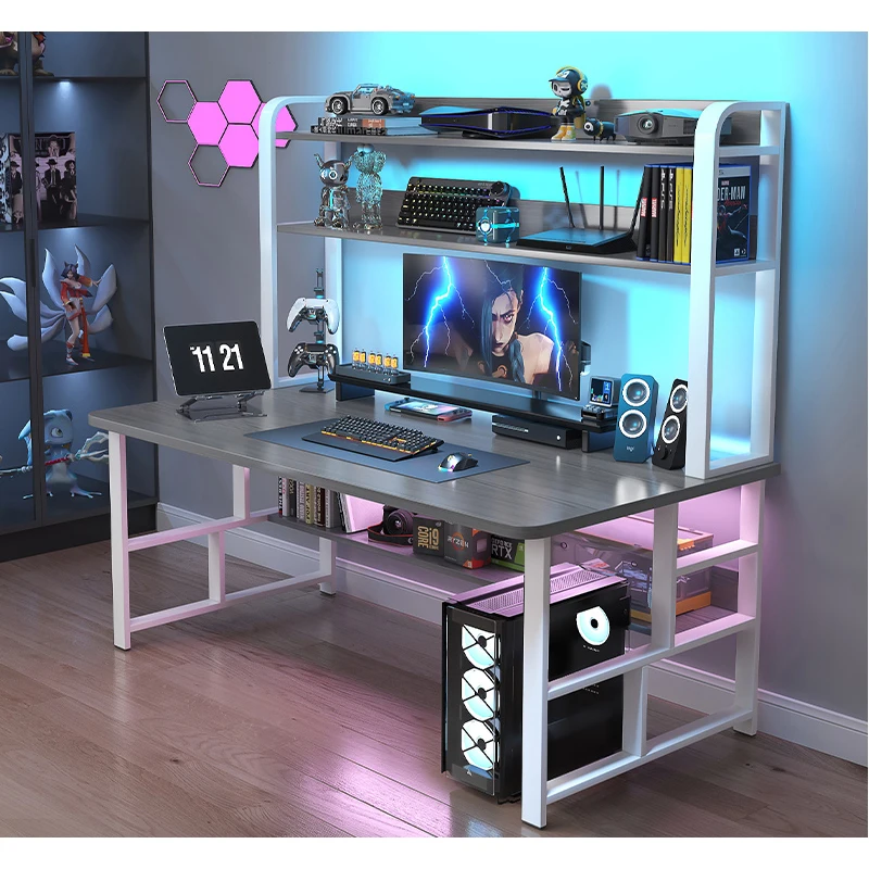 Stock Available Kids Wooden 80*50Cm Standing Type Desk With Shelves For Home Office