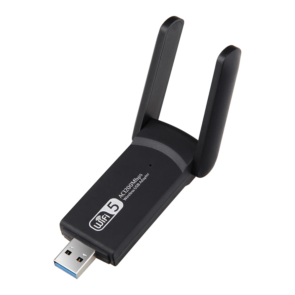 Hot Selling Wifi Network Adapter Dual Band AC1200Mbps Wireless USB Adapter For PC Laptop Set-top Box