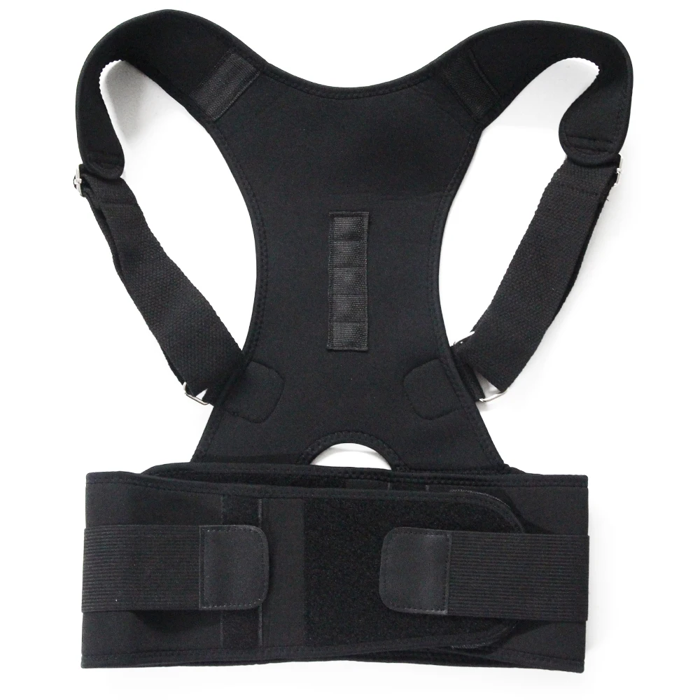hot selling body posture corrector Adjustable back support brace belt stretcher straightener magnetic body posture corrector