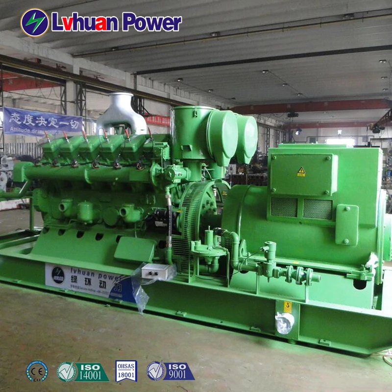 10-600kw mini power plant green energy small biogas generator set