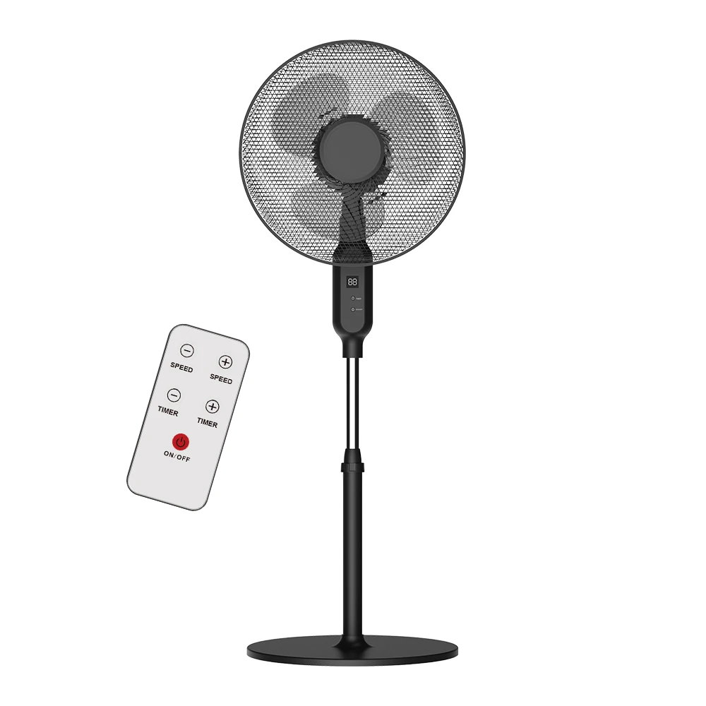 fans for home 7.5H Timer remote controlled fans for home office room electric stand fan