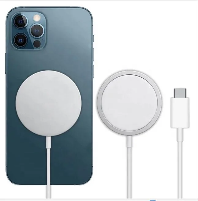 15W магнитное для настольного зарядного устройства для iphone 12 мини беспроводной магнитное зарядное устройство для iphone 12 pro max