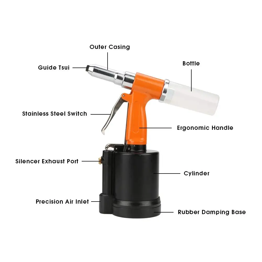 W56 decoration pneumatic vertical rivet gun pneumatic tool pneumatic rivet nailing gun