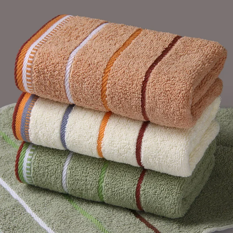 100% Cotton Bathroom Hand Towel Thickened Face Hair Towels Bathroom Adults Hotel Travel   Water Absorption