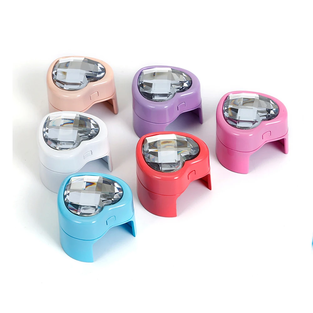  3W Mini Diamond Heart USB Светодиодная лампа UV Nail Lamp