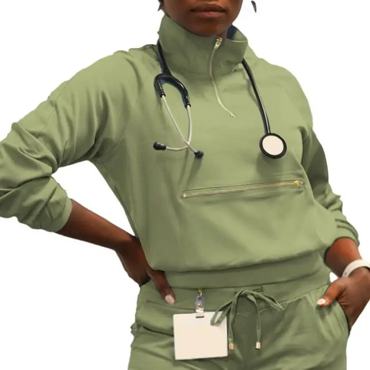 Hot Nursing Uniforms hospital Wholesale Women jogger Set plus size medci Scrubs Suits Uniform Scrub Medical