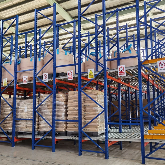 Gravity Racking System Warehouse Shelves Steel Heavy Duty Racking System