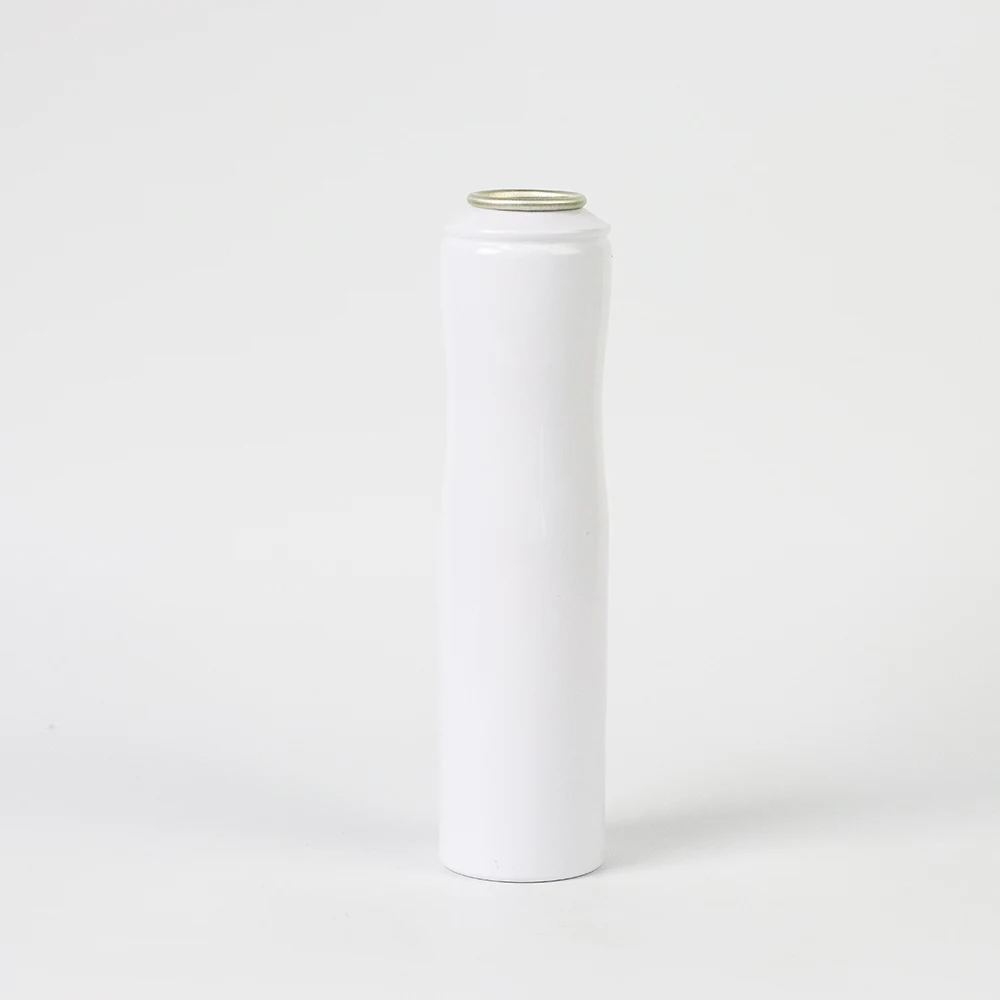Automatic line produced  empty customizable aluminum aerosol can for skincare products