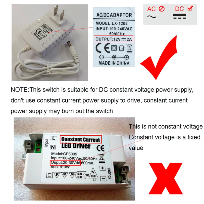 Hot sellingSmart Home  Button Dimmable Controller  Switch for DC5V 12V 24V Smart Home Led Tape LED Touch Sensor