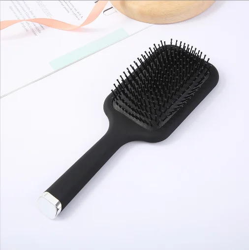 VMAE Hair Styling Tools Customized Logo Black Color Detangler Paddle Hair Brush Big Wet Hair Brushes