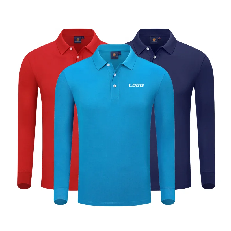 OEM custom logo printed sublimated floral golf polo shirt long sleeve shierts custom polo shirts for men Promotional polo shirt