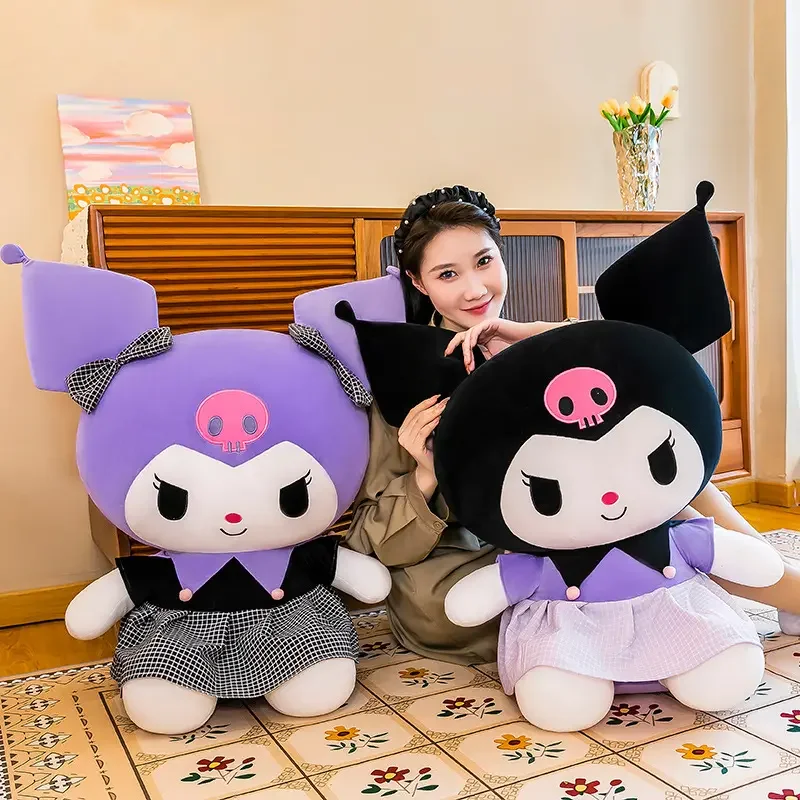 Kawaii мягкая Kuromi My Melody Cinnamoroll Плюшевая Игрушка Аниме Мягкие плюшевые подарки для детей