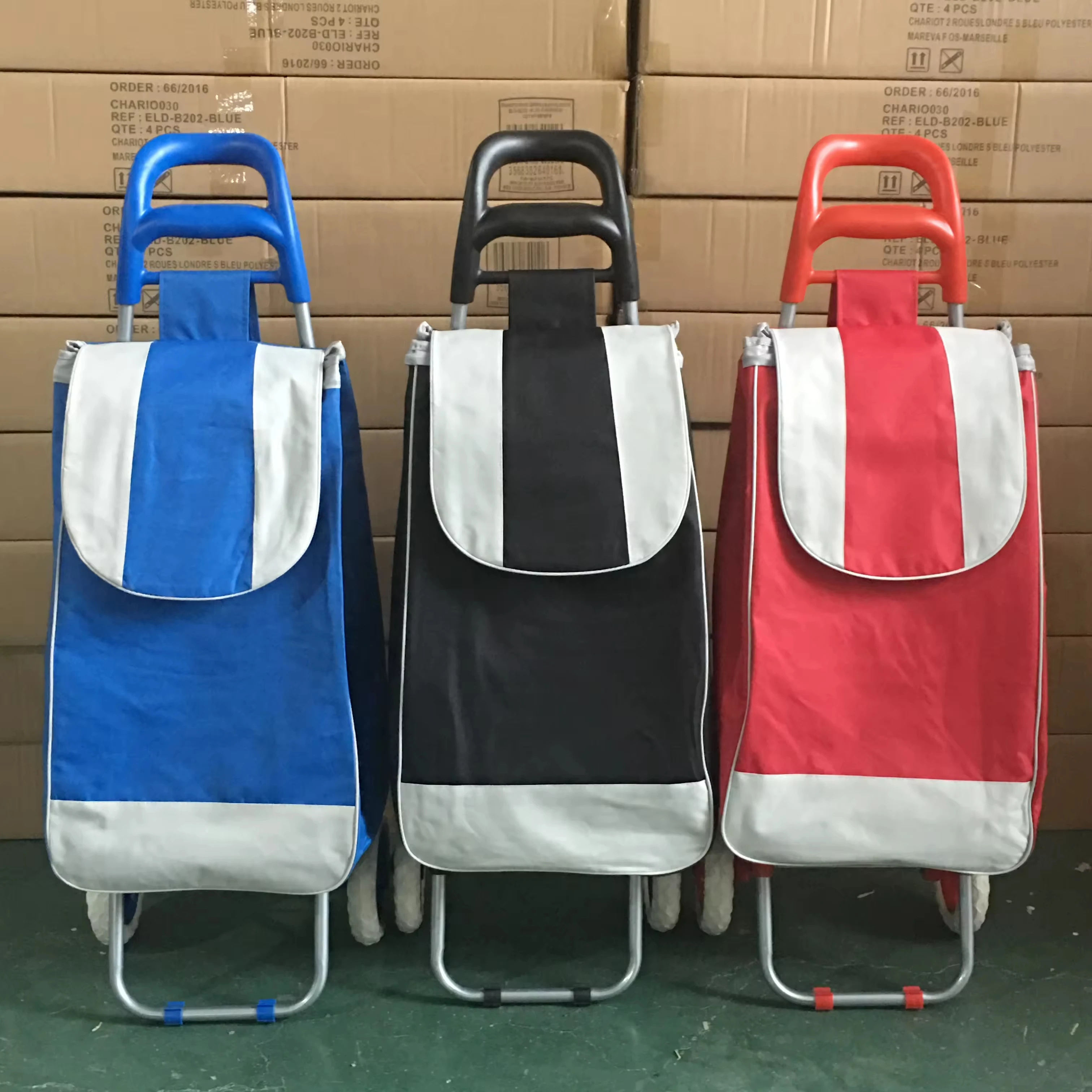 Hot Sale Supermarket Folding Shopping Trolley Bag Portable Trolley Shopping Bag Shopping Trolley Luggage Bag Cart With Wheels