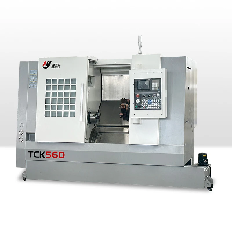 GSK/FANUC/SIEMENS / Lathe for Sale CNC Turning Lathe Slant Bed Tck56Y Axis CNC Lathe Machine for Metal