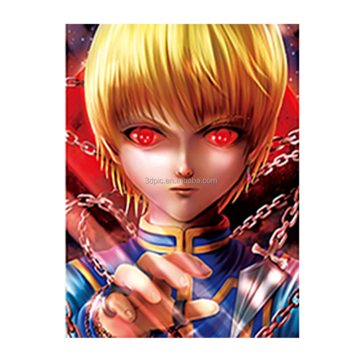 Newest Design Factory Direct Price 3D Lenticular 30*40cm  Anime Poster Prints Picture Frame for Advertising Gift