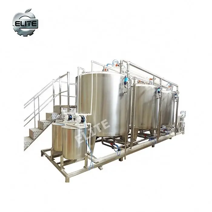 Cip Cleaning System For Juice Extractor Automatic Cip Cleaning System Cip Mineral Water Rinsing Machine