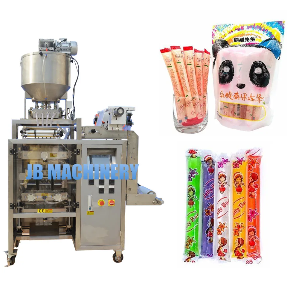 Ice Lolly Ice Pop Juice Water Milk Vinegar Water Lolly Stick Sealing and Multi-line Liquid Sachet Packing Machine