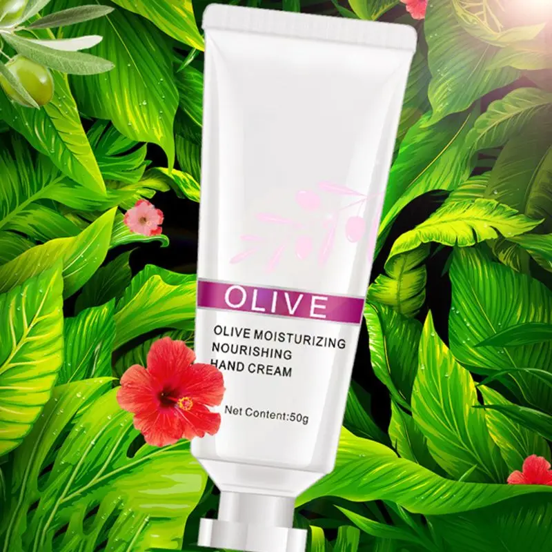 
50g New Arrival Olive Luxury Natural Herbal Nourish Hand Foot Cream Manufacturer 
