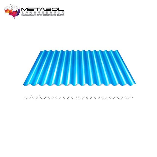 Calamina de Zincalume Prepintado Ondulado 0.14 - 0.85 mm * 600-1250 mm * (su requerimiento)  SGCC PPGI PPGL