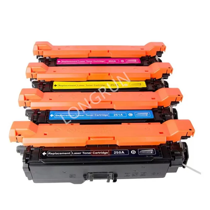 Совместимый с hp 504A для HP laserjet CP3525 CM3530 цветной тонер-картридж CE250A/CE252A/CE253A/CE254A CE250X