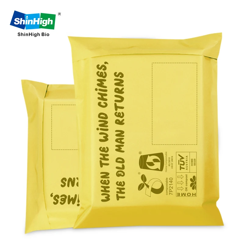 Custom Eco Friendly Poly Mailer Courier Delivery Bag Plastic Mailing Envelops Parcel Bags Shipping Bags