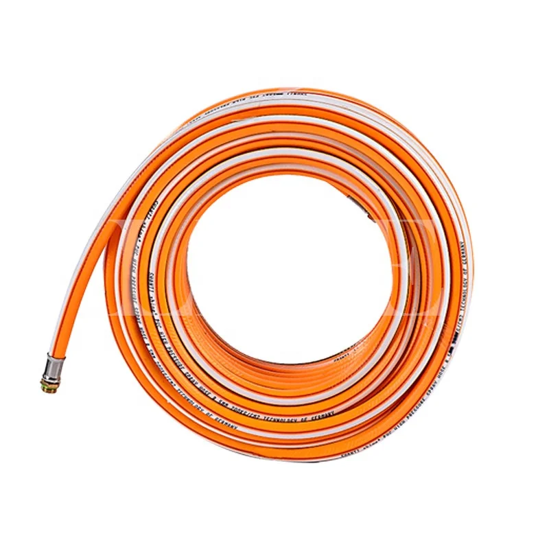 Высоконапорный ПВХ и резиновый Гибридный черный воздушный шланг 3/8 1/2 3/4 1 дюйм 20 бар 40 бар для водяного топливного насоса компрессора