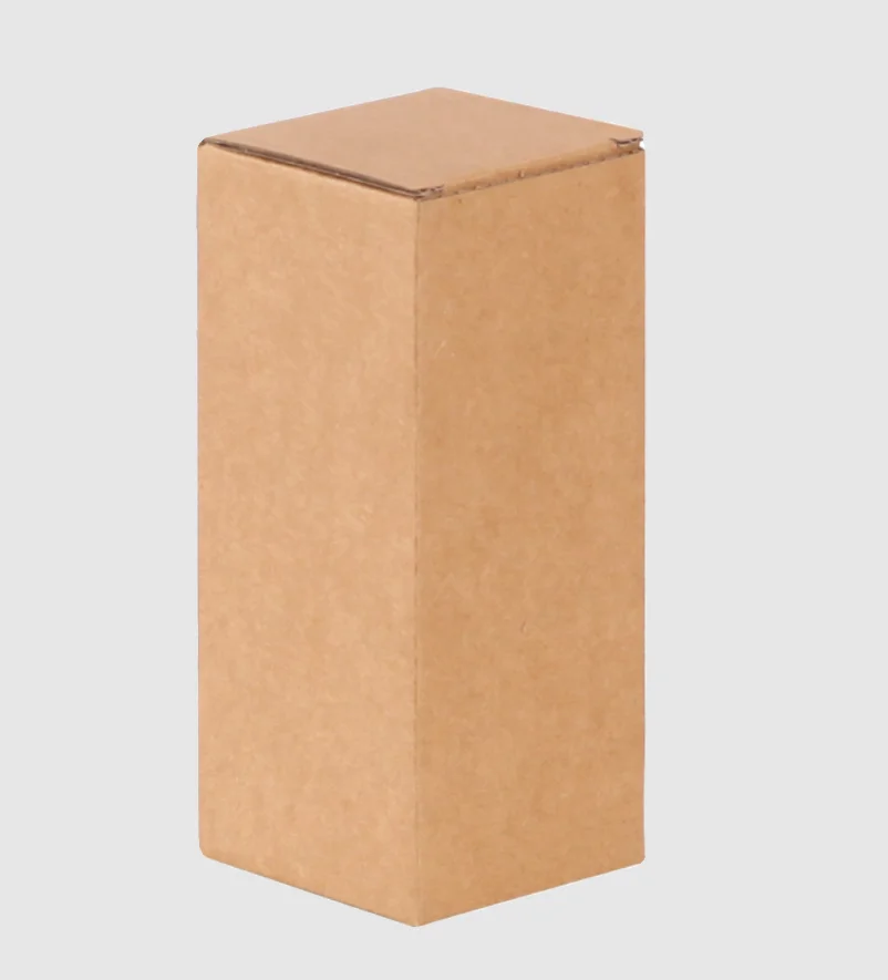 K1 eyeglasses gift box supply Kraft paper spot wholesale three-layer buckle bottom corrugated paper box hardened packing box