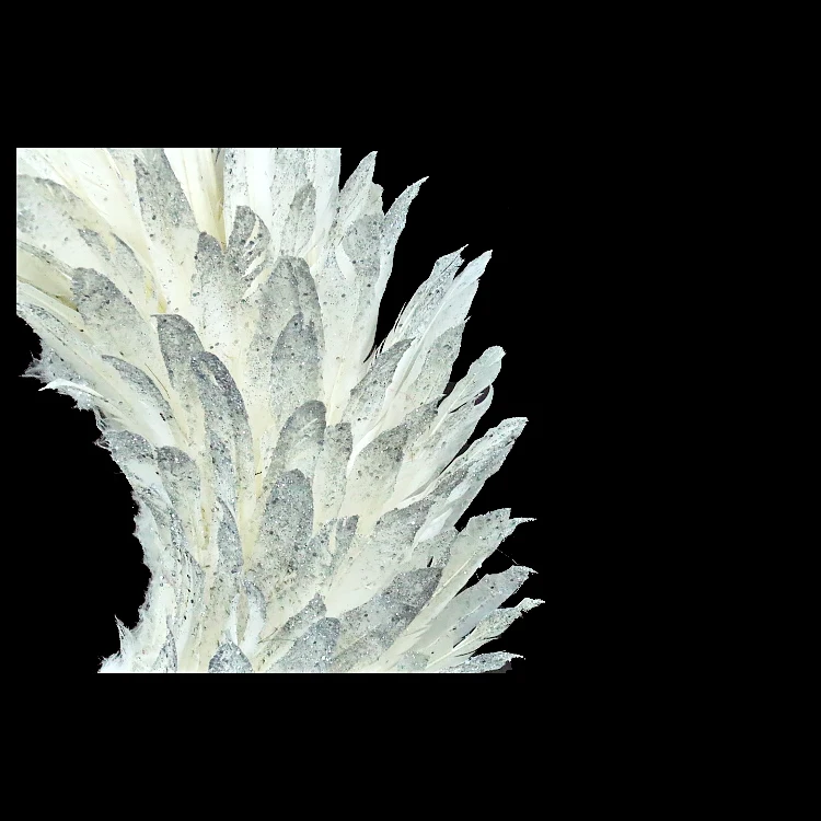 Zhengtian Feather Wreath Supplies Wholesale Goose Feather Wreath Christmas Decoration Festival Wreath Wedding Flowers Garland