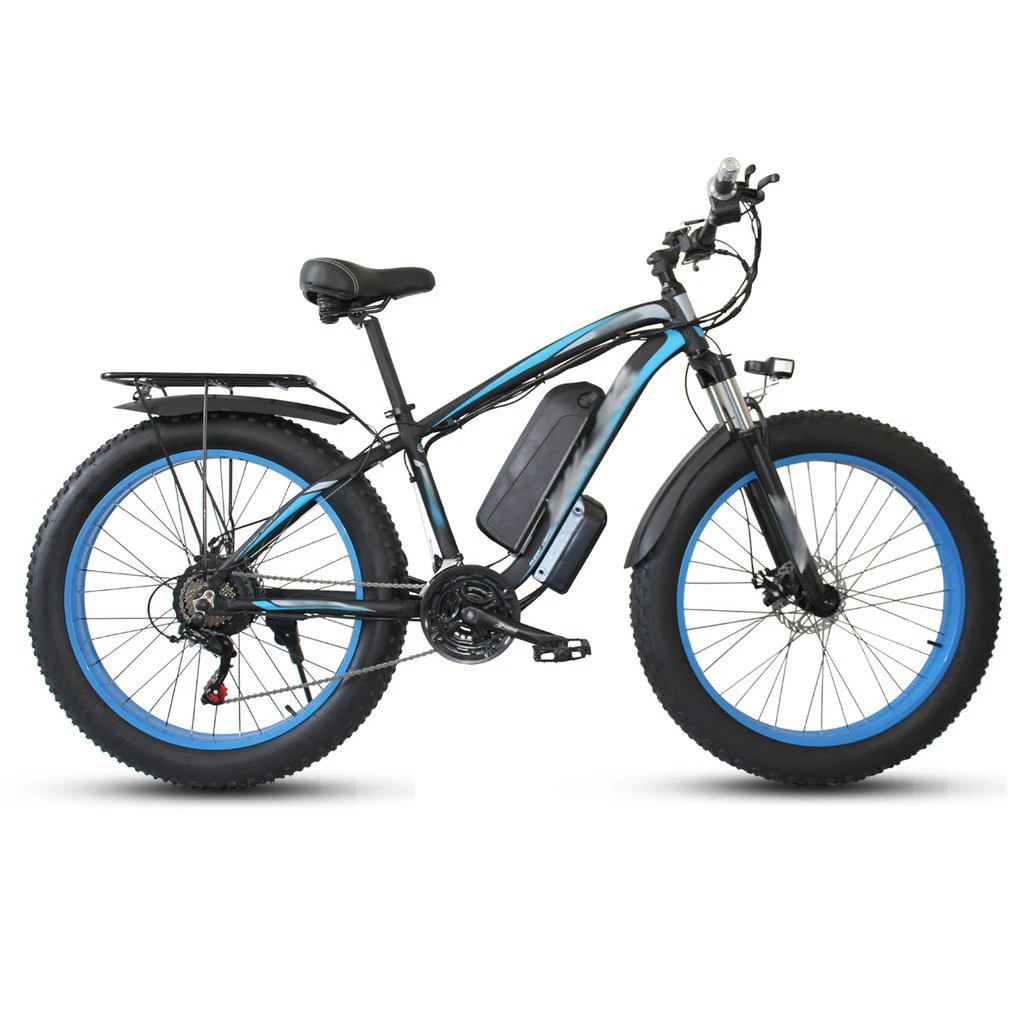 Алукард 350W 500W 1000w электрический горный велосипед 26 дюймов с толстыми покрышками бездорожье оптовая продажа складной