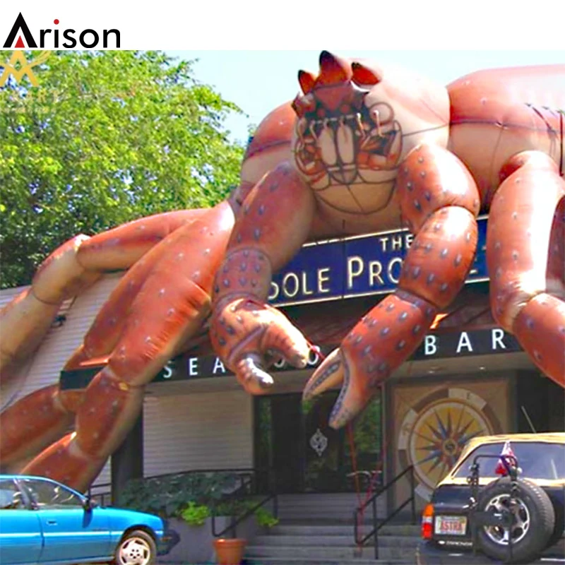 Huge giant inflatable crab inflatable spider inflatable animal insect for building decoration model toy