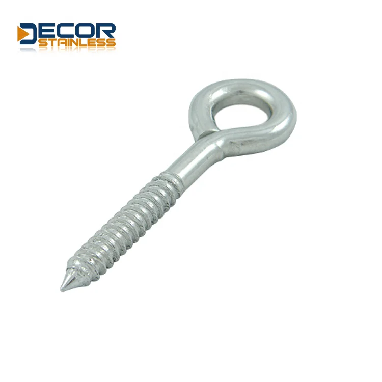 stainless steel lifting eye bolt with nut polished