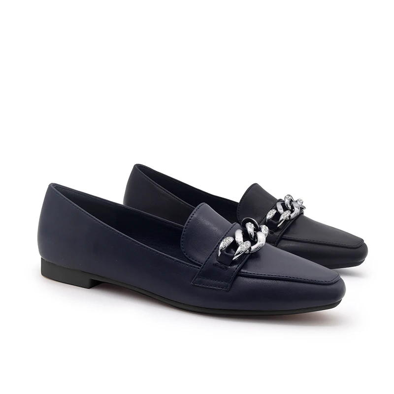 Fashion italian flat foot shoes women slip on comfort fancy ladies flat pumps shoes women loafers autumn moccasins for women