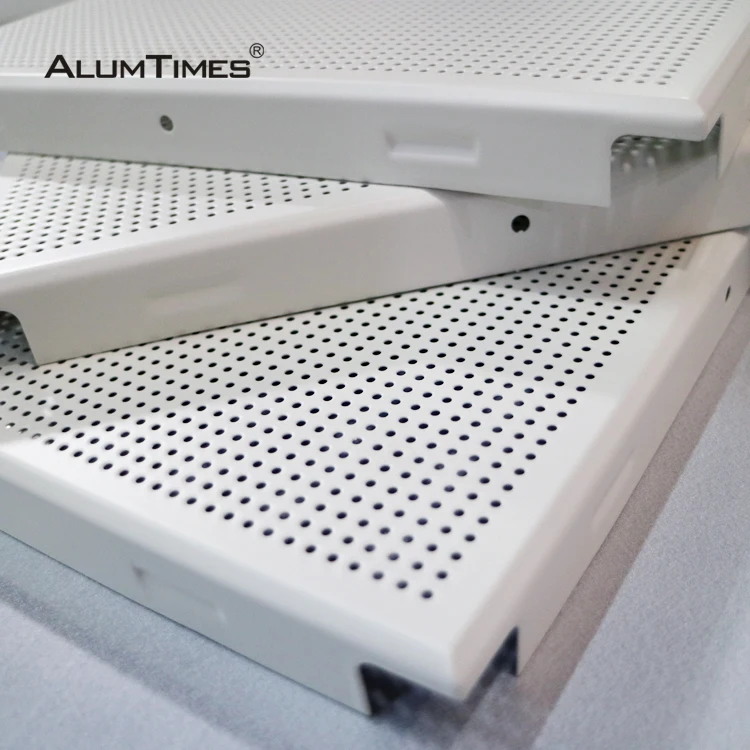 Alumtimes Aluminum Decorative Material Ceiling  Plafond Decor Perforated Panel Ceilings  600X600