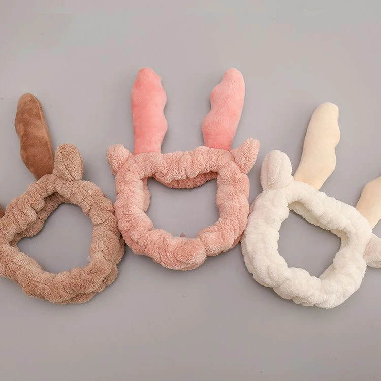 High Quality Elk Horn Shape Face Washing Hair Lace Christmas Decoration Makeup Hair Band