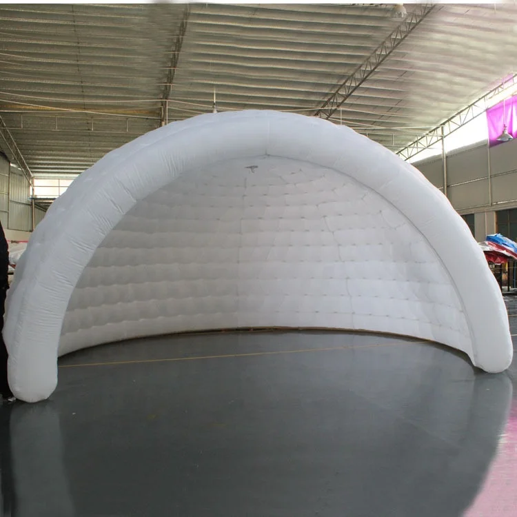 Colorful Lighting Led Tent Dome Inflatable Dome Tent Igloo For Event