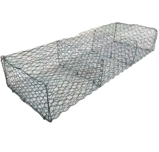 Фабрика Китая поставляет габионный матрас шестиугольная оцинкованная габионная сетка