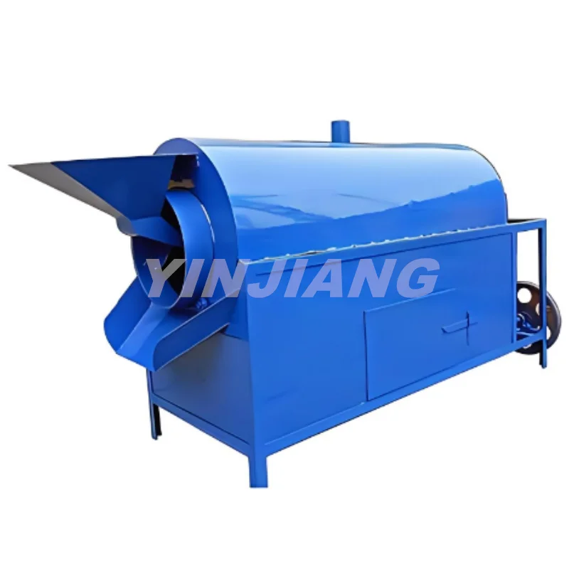 Large stainless steel electric peanut nut tea dryer roasting machine coffee beans cashew nuts peanuts