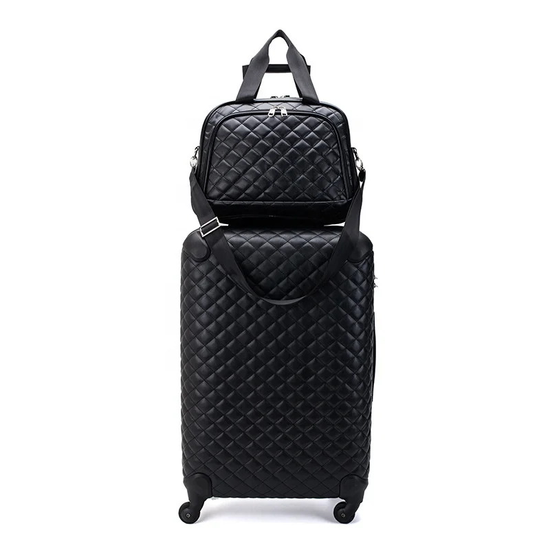 PU PP traveling suitcase travel luggage trolley bags sets with TSA lock