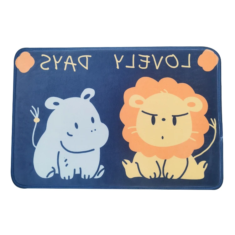 Factory Price Good Feedback Super Water Absorbent Non-slip Anti-skid Memory Foam Mat Bath