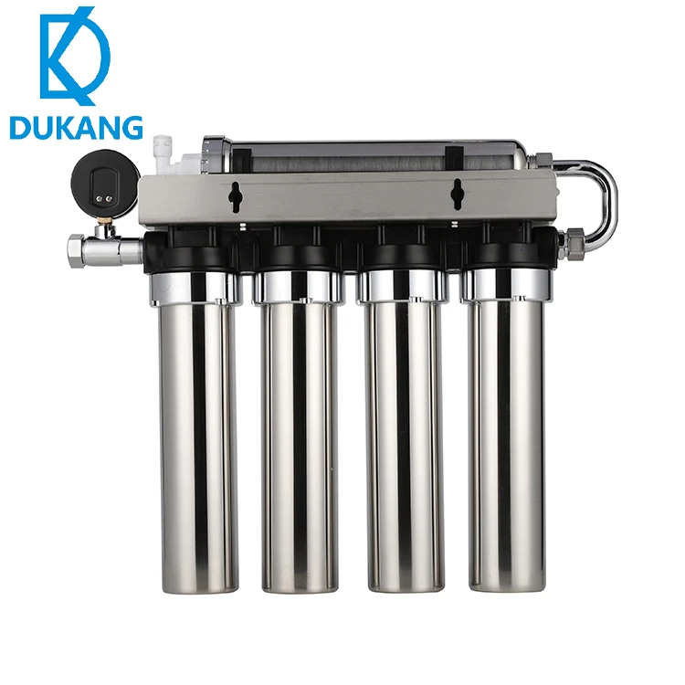 5-ти ступенчатый стойкое использование полный дом новый корпус из нержавеющей стали с двойным столешница фильтр для