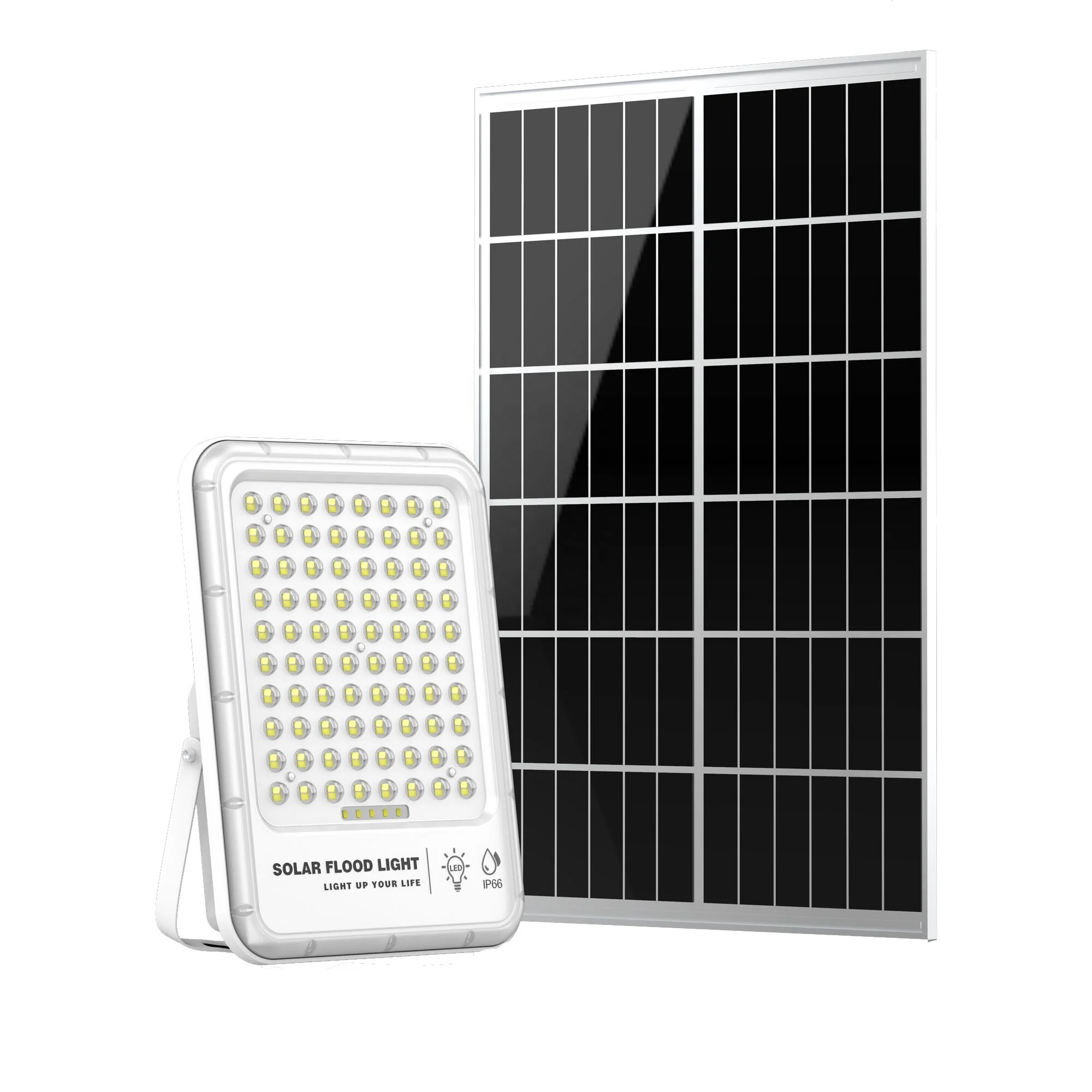 100w 200w 300w 400w Outdoor Waterproof IP67 All In Two  Solar Flood Lights with Solar Panel Garden Light (1600612725247)