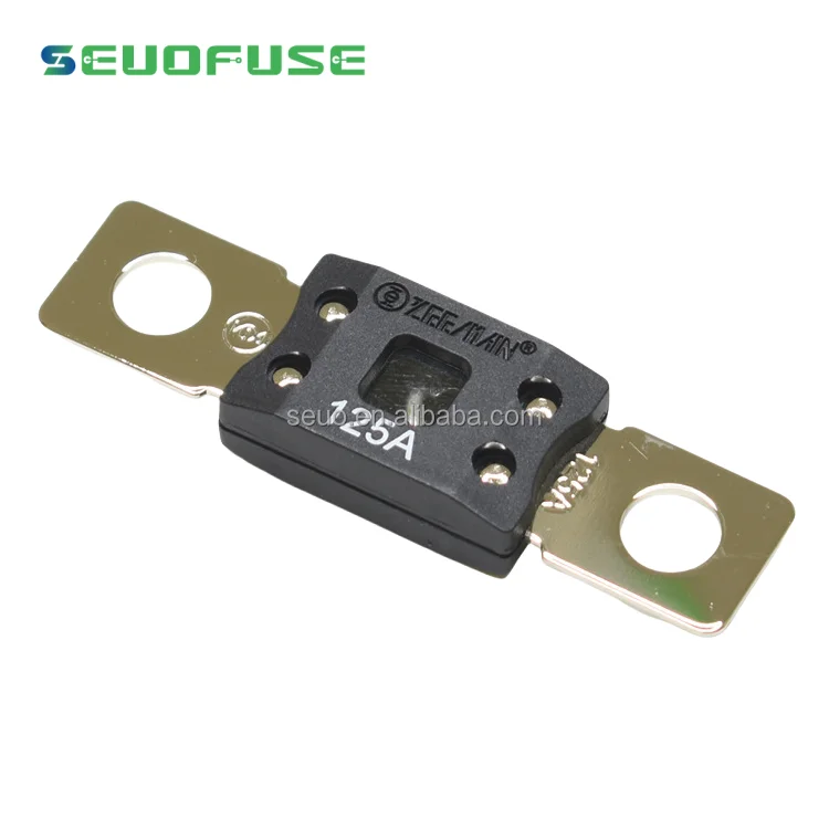 Fork bolt fuse automotive fuse circular hole flat plate electric vehicle main fuse heavy current