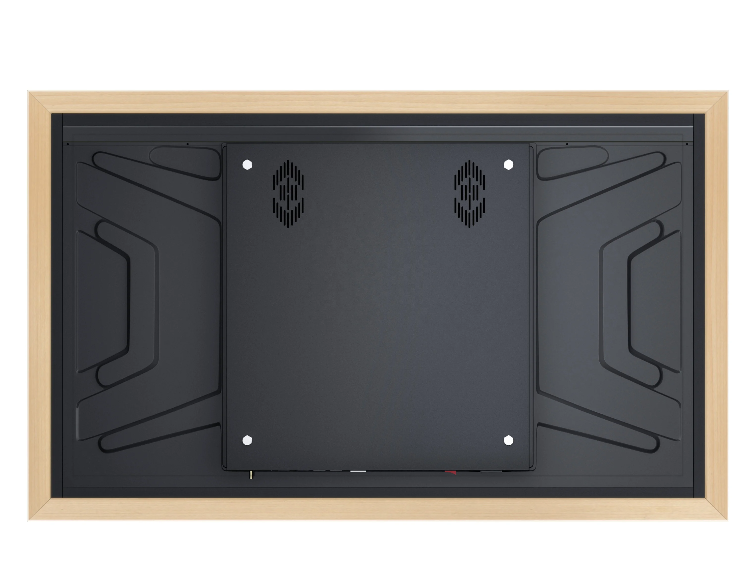 32 43 55 Inch Wall Mounted Full Hd Video Solid wood border  Digital Photo Frame