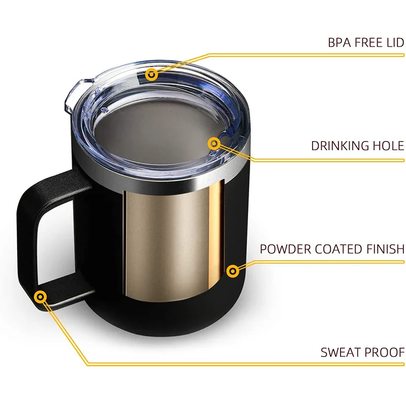 Hot Sealing Wholesale 380ml /13OZ Blank Stainless Steel Insulated Tumblers, Stainless Steal Tumbler Cups In Bulk