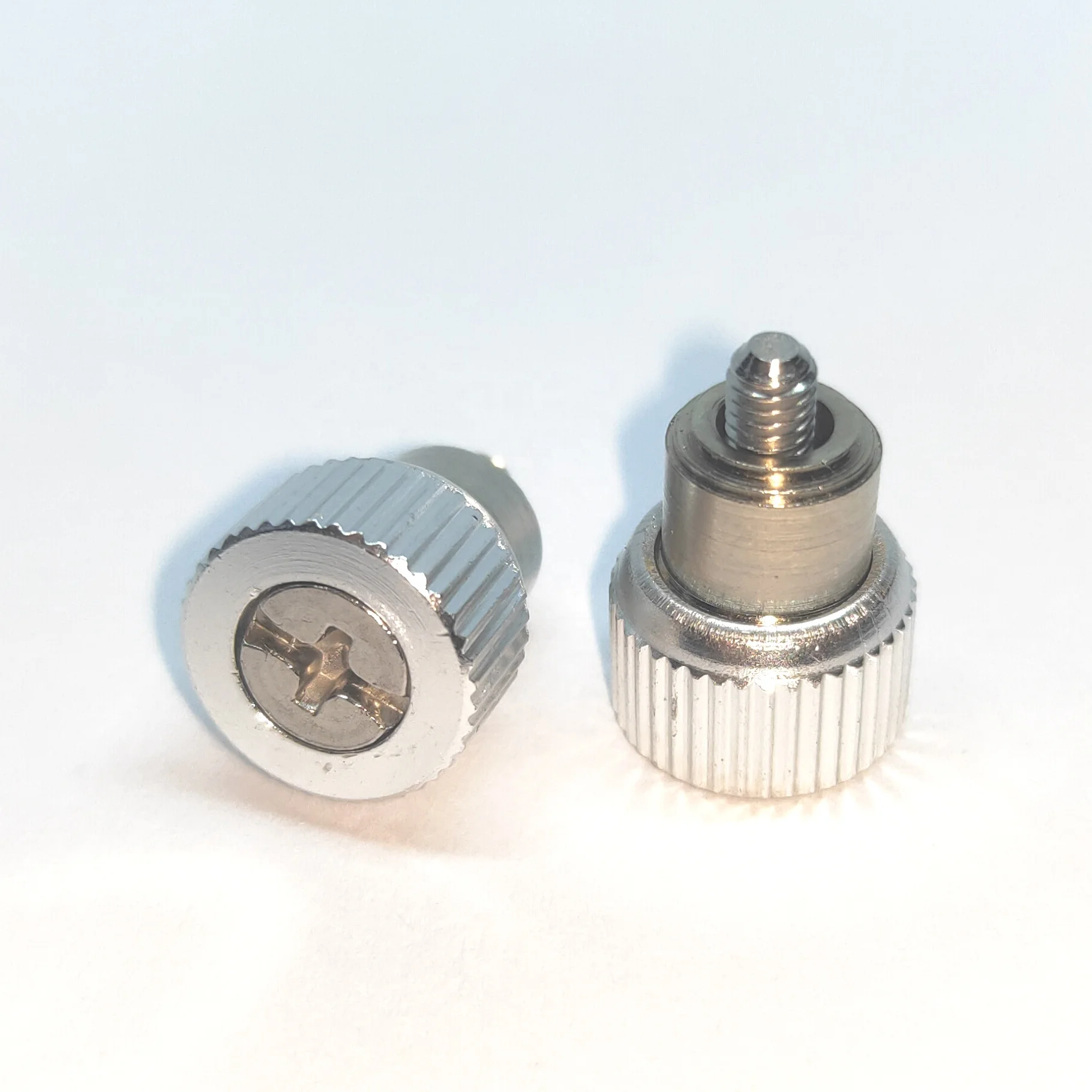 PF13 PF14 Aluminum Knurled Knob Black Stainless Steel Spring-Loaded Captive Panel Screw PC Board connector Fastener