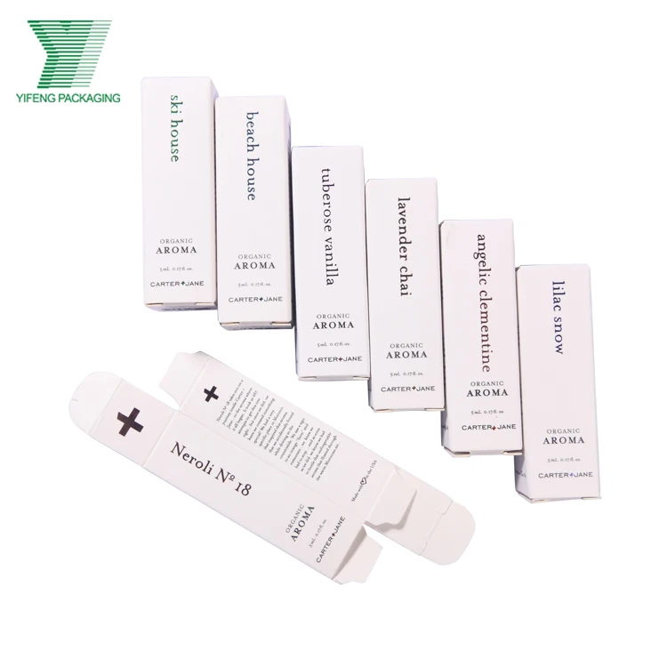Custom Serum Roller Hemp Essential CBD Oil Dropper Bottle Packaging Box for